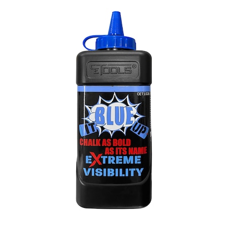 Ce Tools CE Tools 10 oz Semi-Permanent Extreme Visibility Marking Chalk Blue It Up 1 pk CET102B